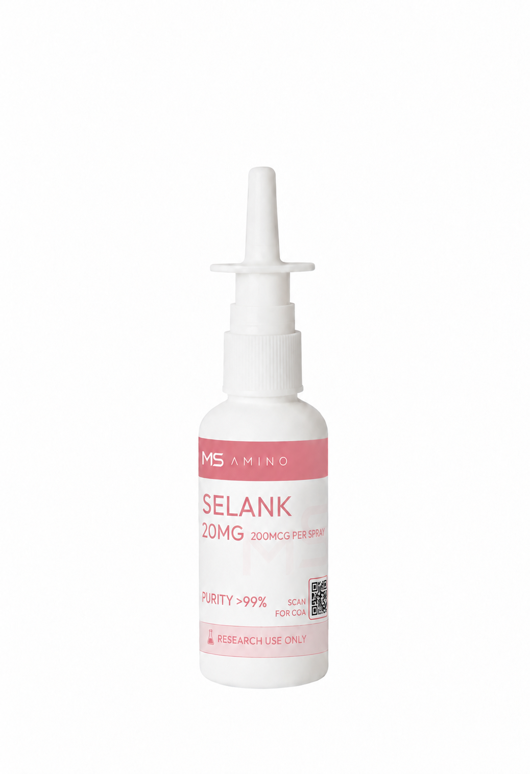 MSAmino Selank spray 15ml bottle