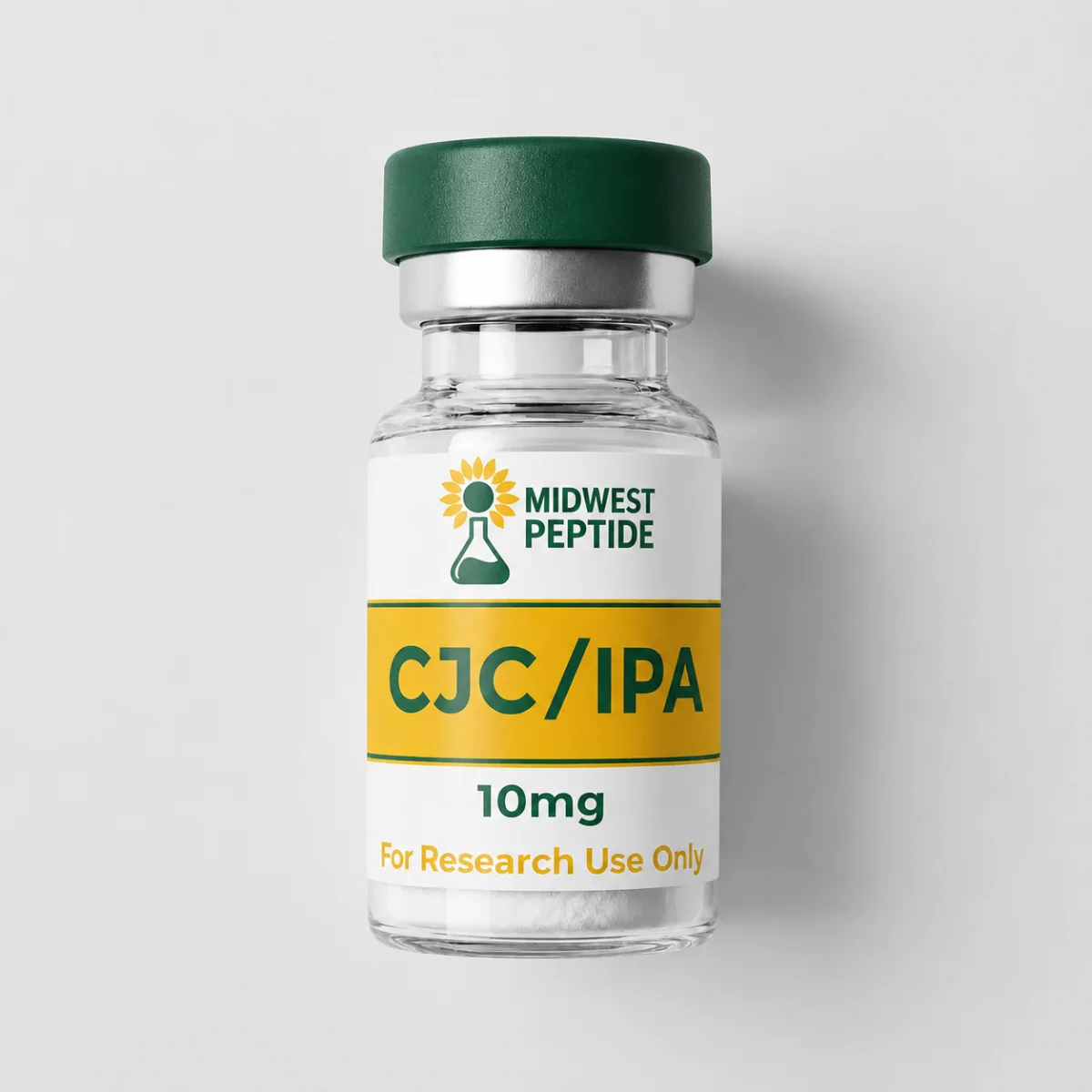 Midwest Peptide CJC-1295 (No DAC) + Ipamorelin Blend product vial