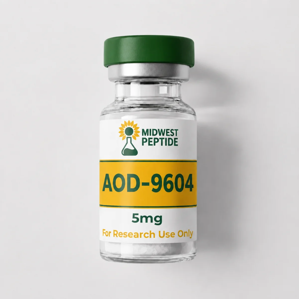 Midwest Peptide AOD-9604 product vial