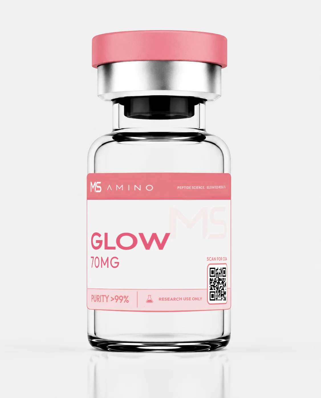 MSAmino GLOW Blend product vial