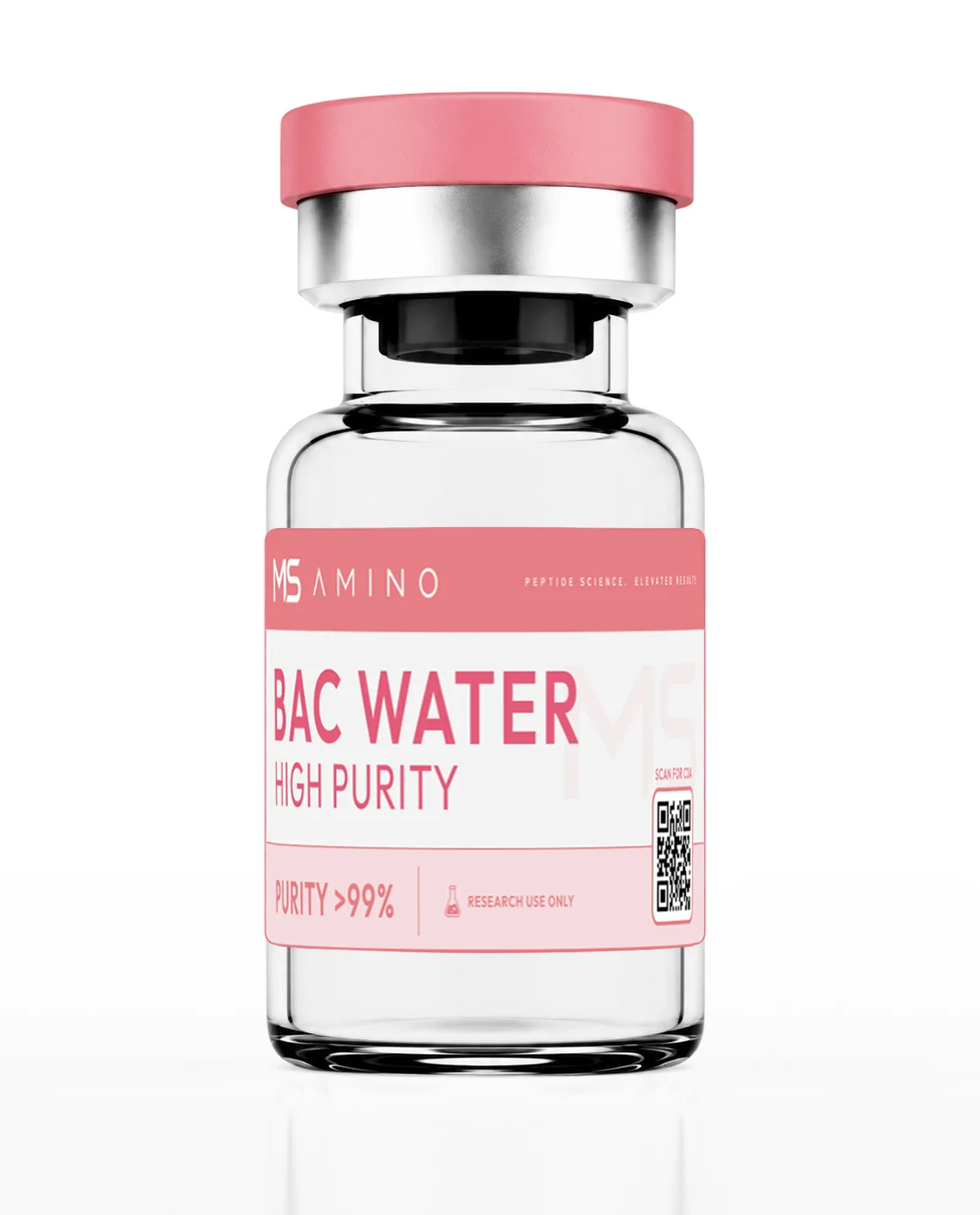 MSAmino Bacteriostatic Water product vial